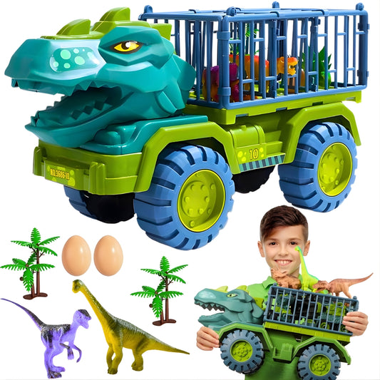 Голем Дино Камион со Диносауроси