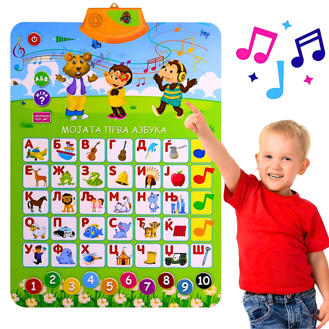 3 во 1 Едукативна Aзбука - учење македонски