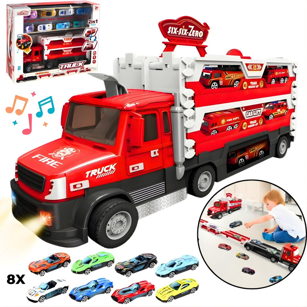 2 во 1 Голем Камион Стаза со колички