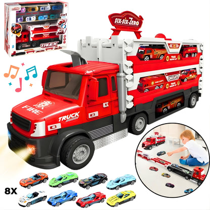 2 во 1 Голем Камион Стаза со колички