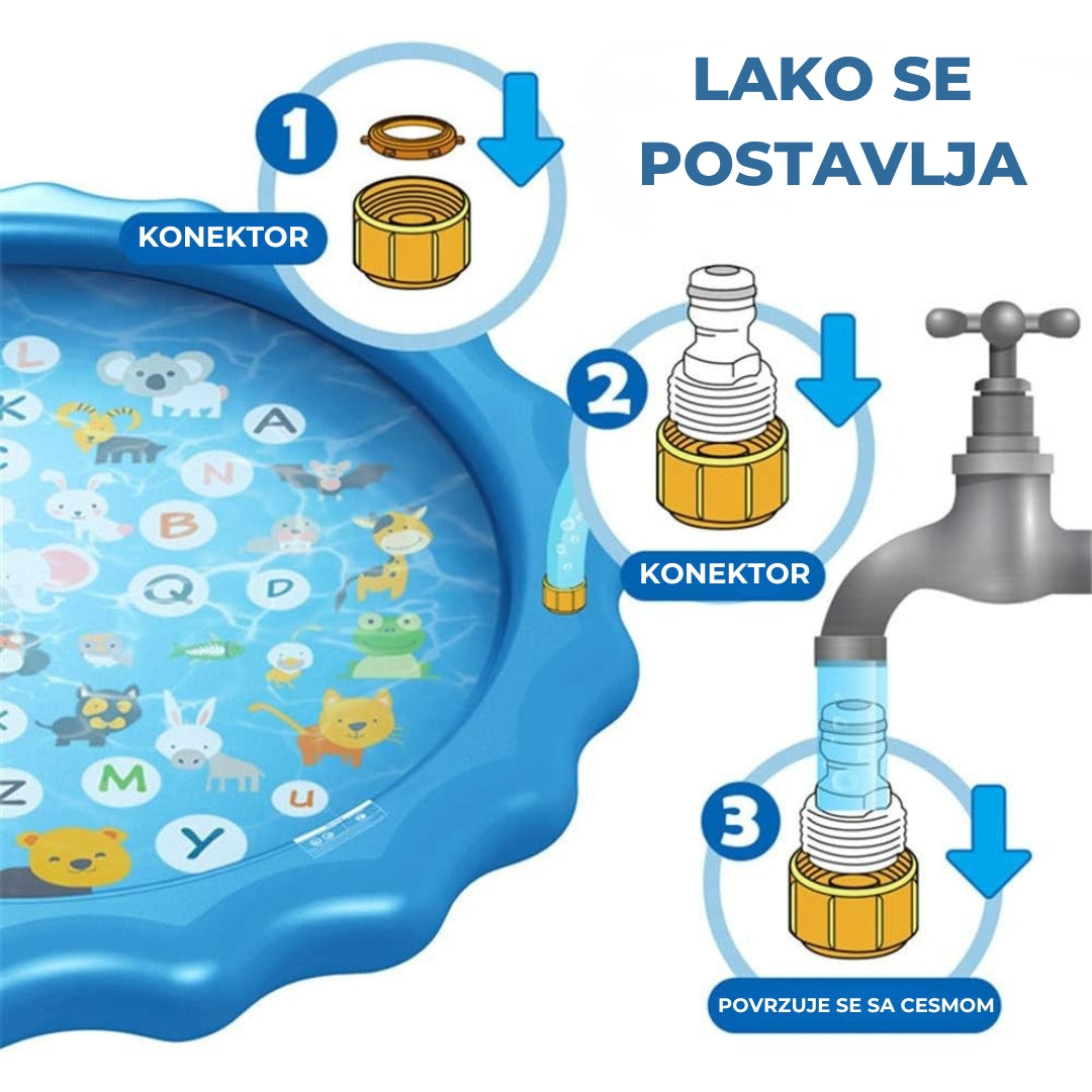 Vodena fontana za igru - podloga