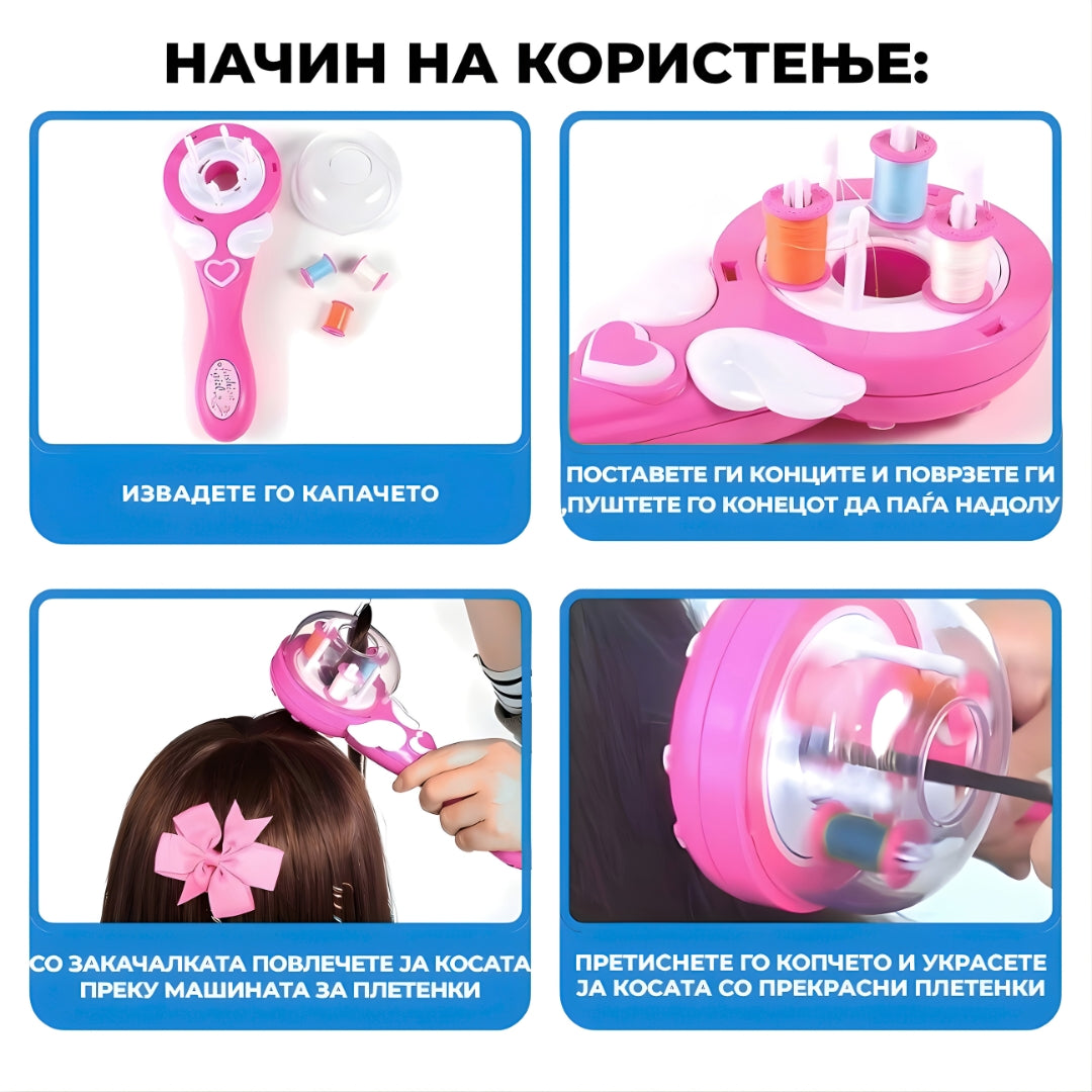 ПРО Мaшина за Украсни Плетенки - Делукс сет